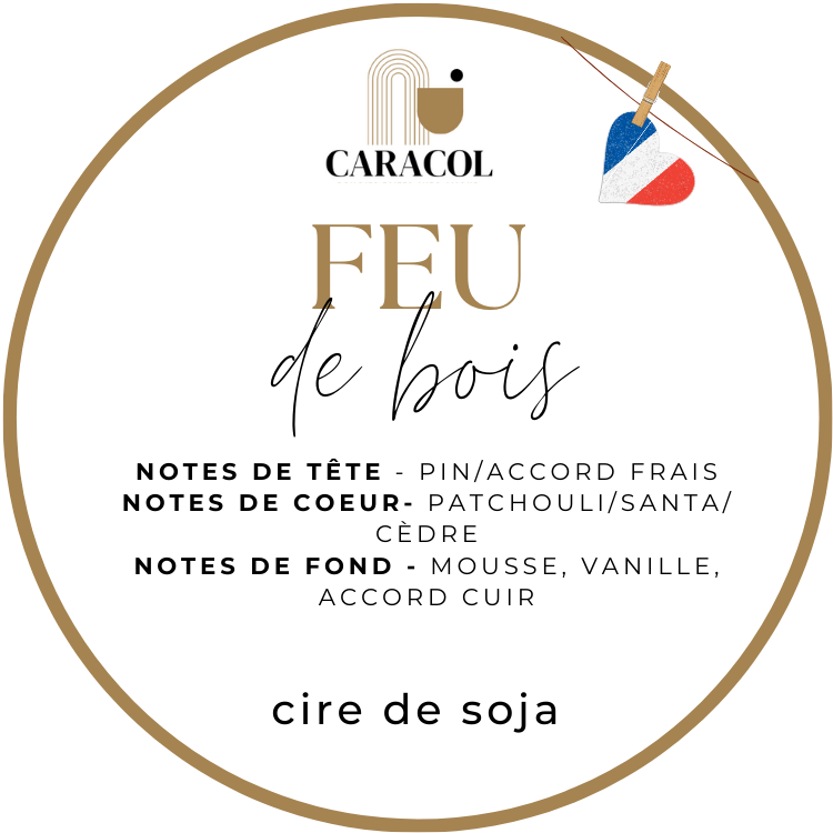 BOUGIE PARFUMÉE FEU DE BOIS 180g