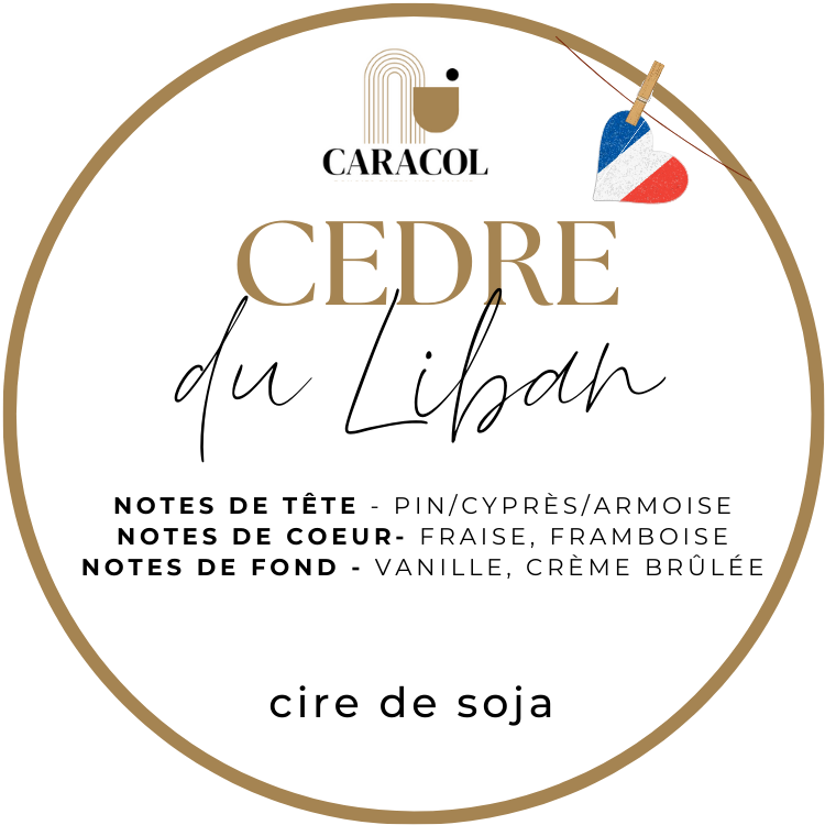 BOUGIE PARFUMÉE CEDRE DU LIBAN 180g