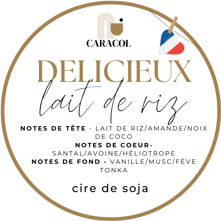 BOUGIE PARFUMÉE DELICIEUX LAIT DE RIZ 180g