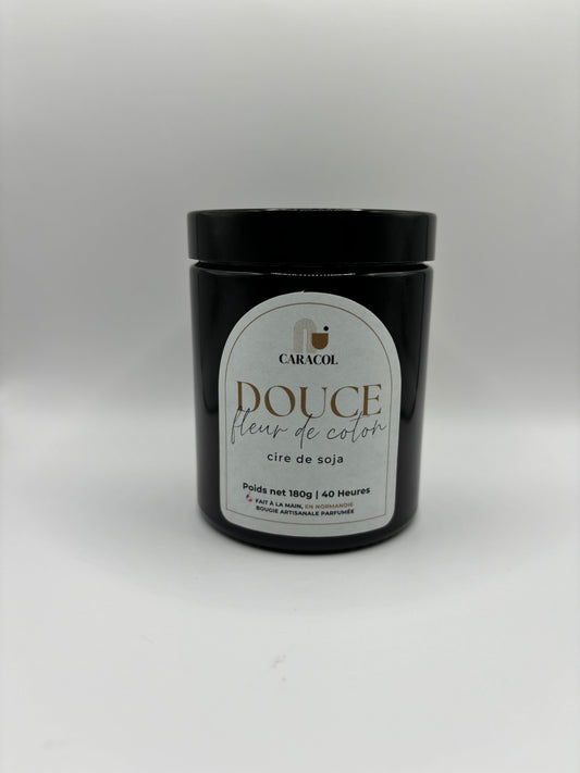 BOUGIE PARFUMÉE DOUCE FLEUR DE COTON 180g