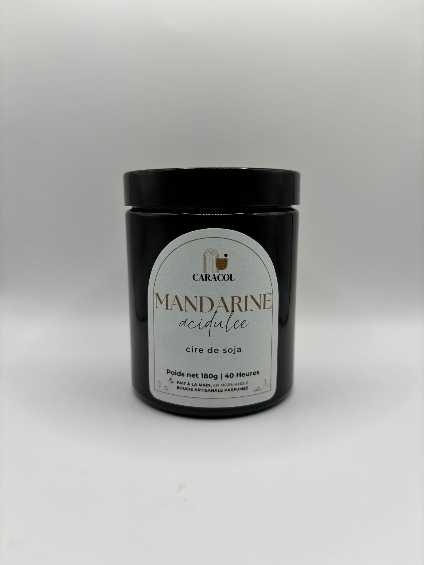 BOUGIE PARFUMÉE MANDARINE ACIDULEE 180g